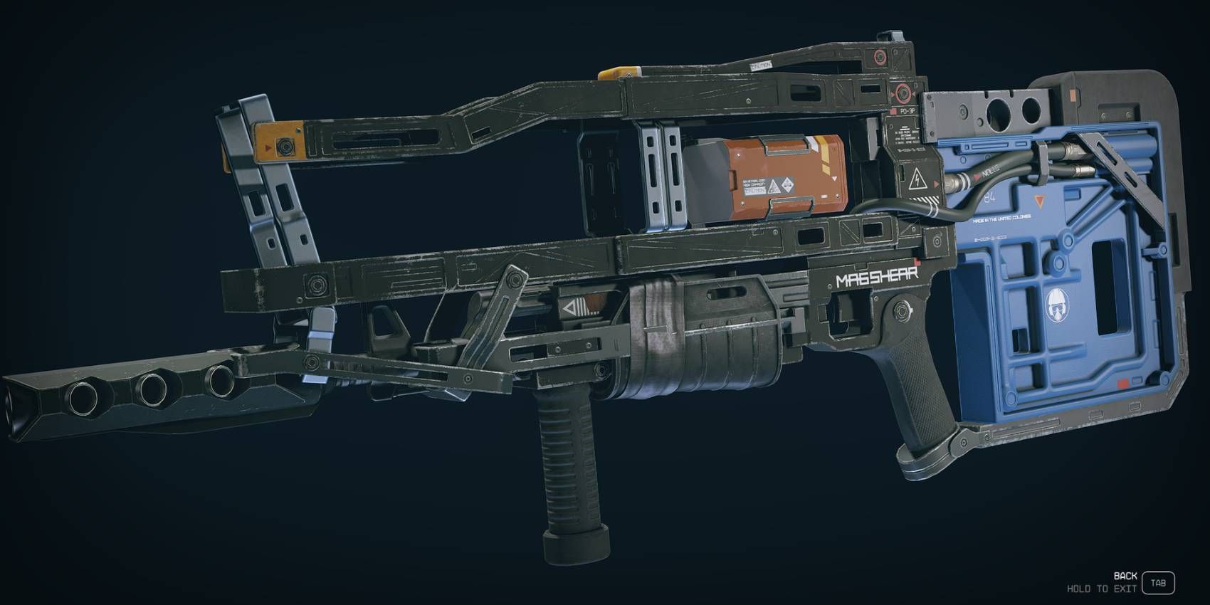 Starfield Tesla's Professional Magshear Modified Legendary Weapon