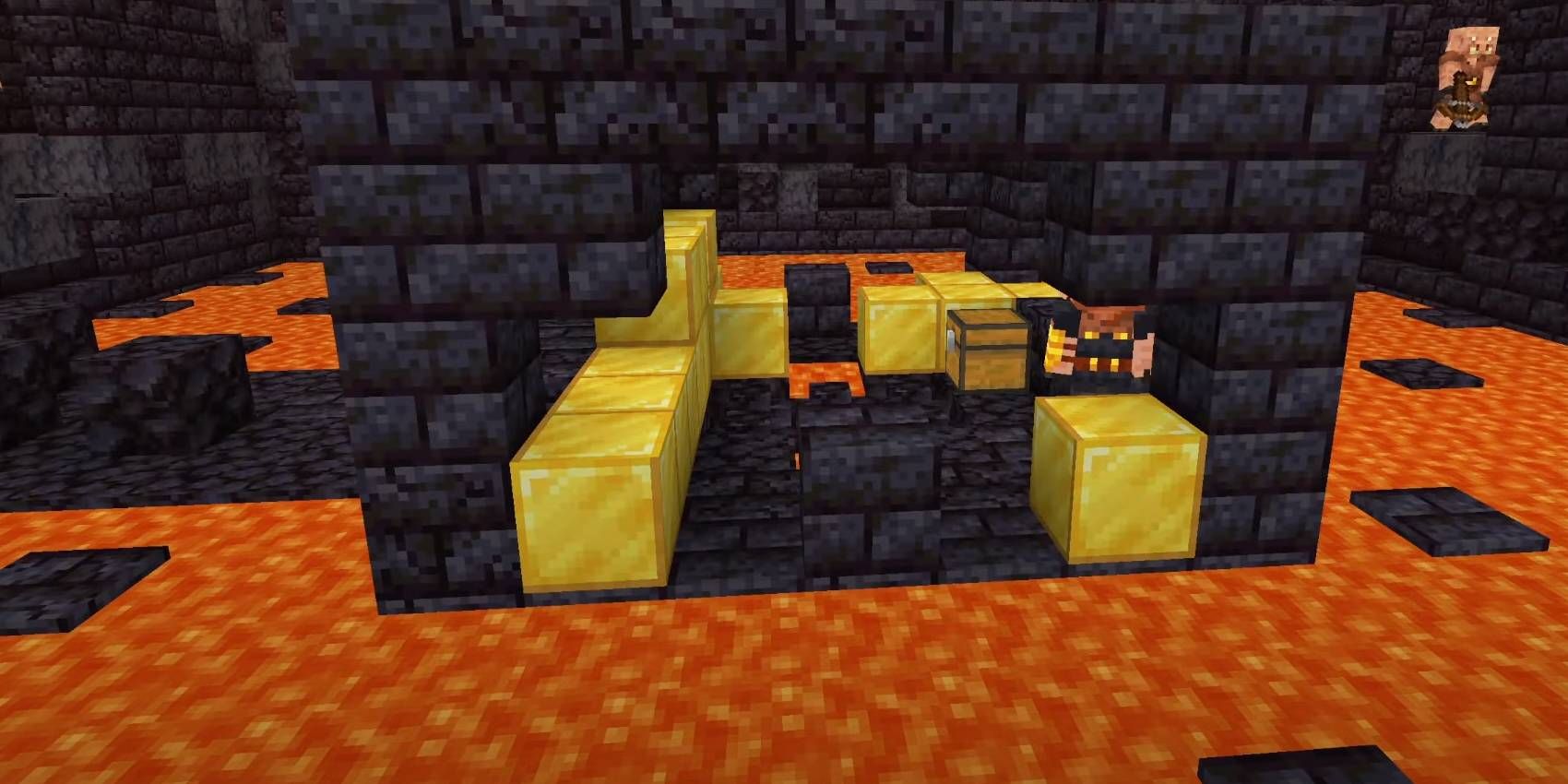 Minecraft Nether Treasure Bastion in World Seed Best Used for Speedruns