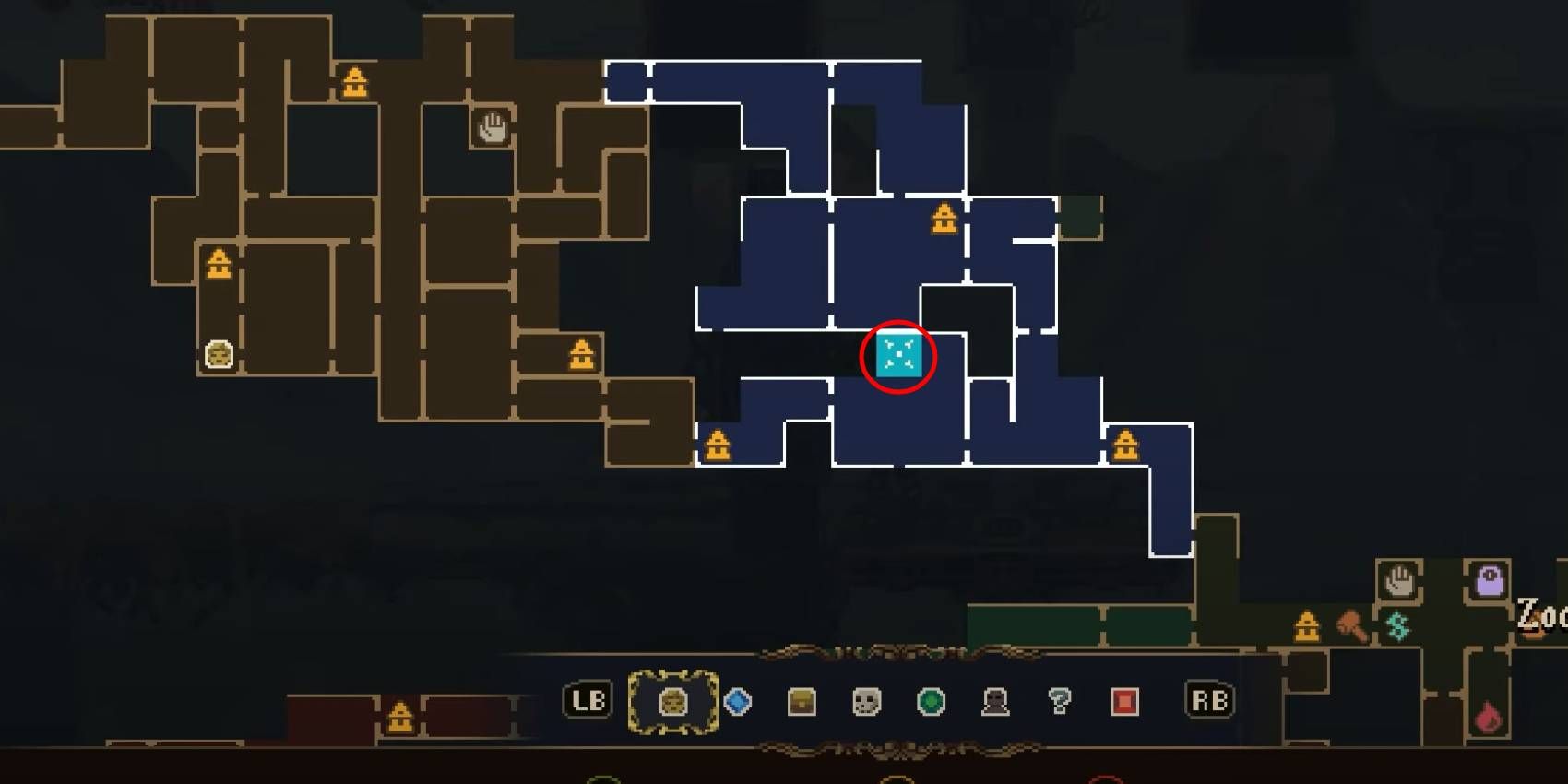 Blasphemous 2 Aqueduct of the Costales Cherub #2 Location Marked in Red