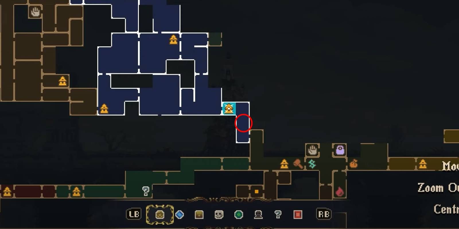 Blasphemous 2 Aqueduct of the Costales Proximo’s Brother #3 Location Marked in Red