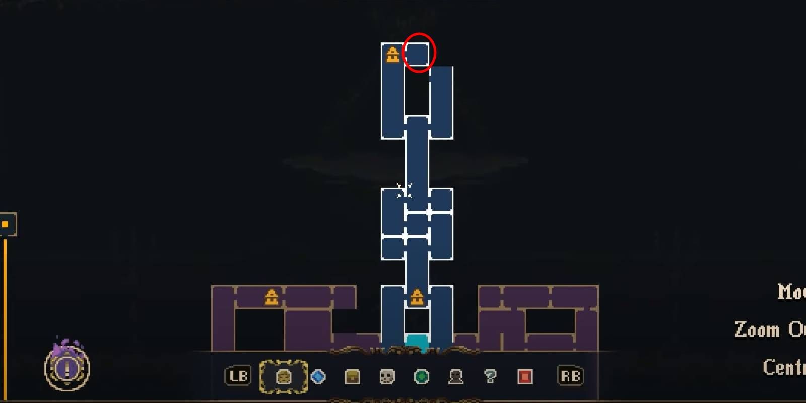 Blasphemous 2 Basilica of Absent Faces Proximo’s Brother #4 Location Marked in Red