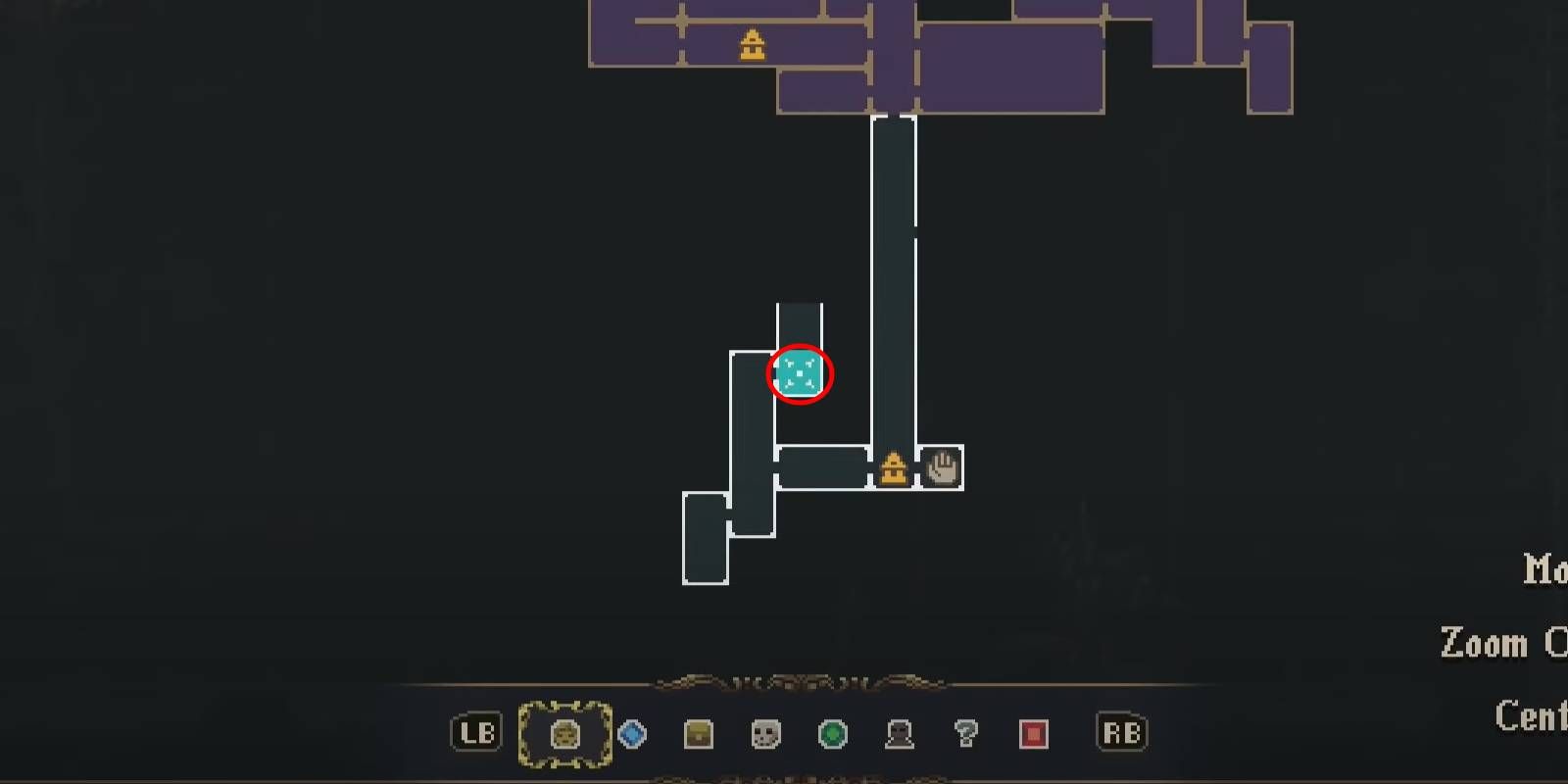 Blasphemous 2 Beneath Her Sacred Grounds Proximo’s Brother #5 Location Marked in Red