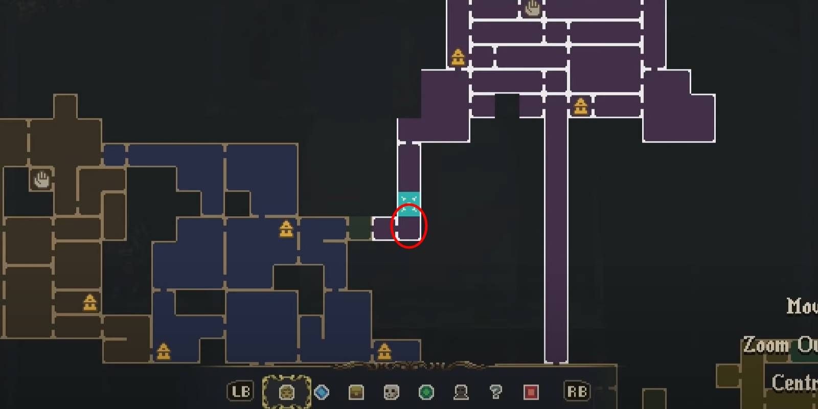 Blasphemous 2 Elevated Temples Proximo’s Brother #14 Location Marked in Red