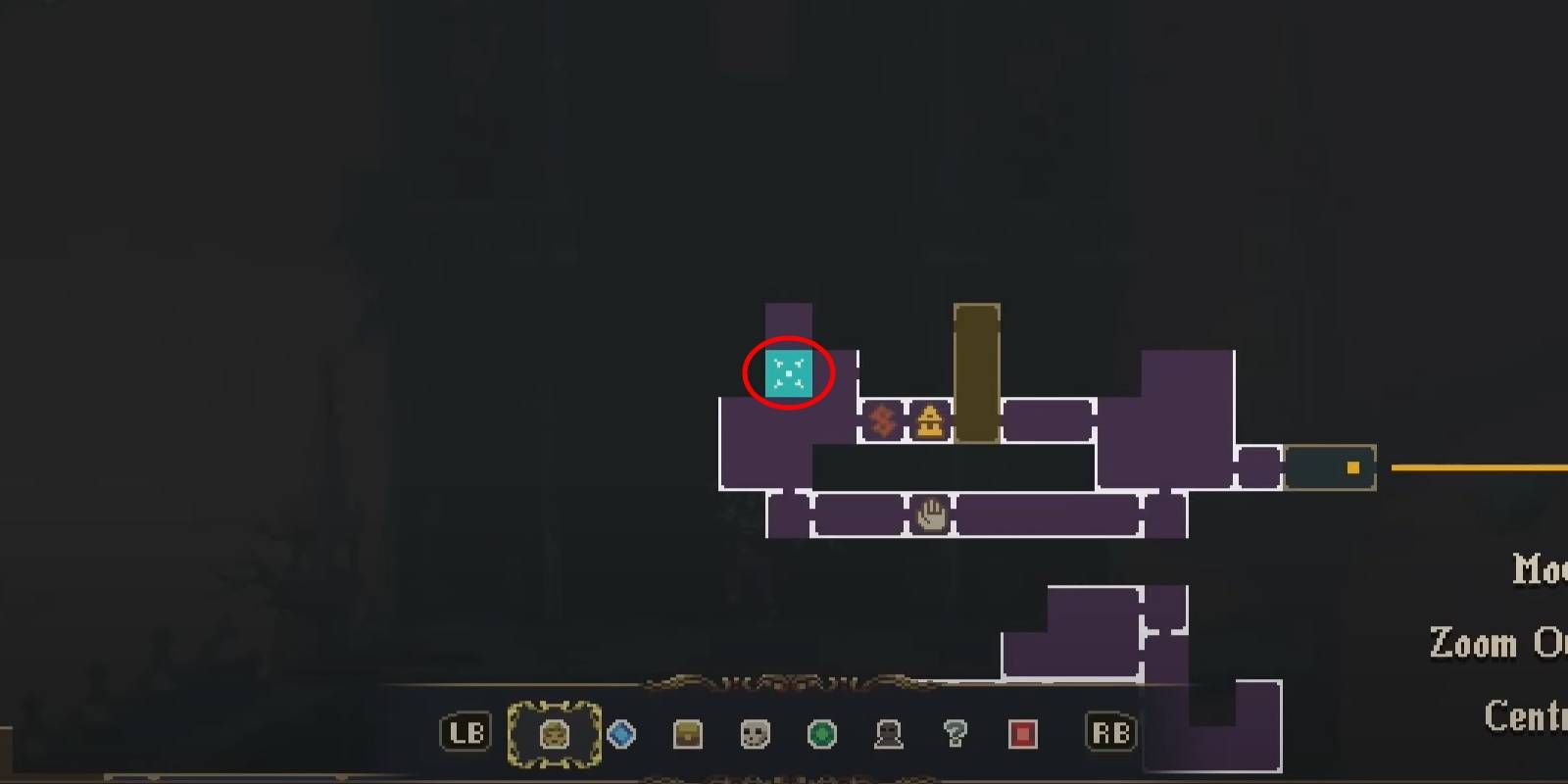 Blasphemous 2 Elevated Temples Proximo’s Brother #15 Location Marked in Red