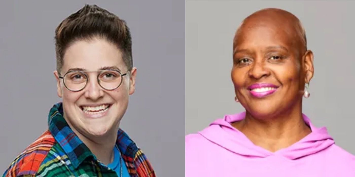 Split image of Big Brother&rsquo;s Izzy Gleicher and Felicia Cannon