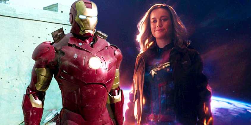 Iron Man and Captain Marvel