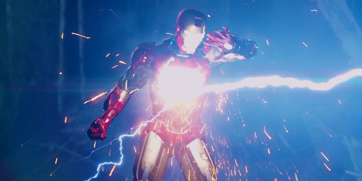 Iron Man combattant Thor dans The Avengers