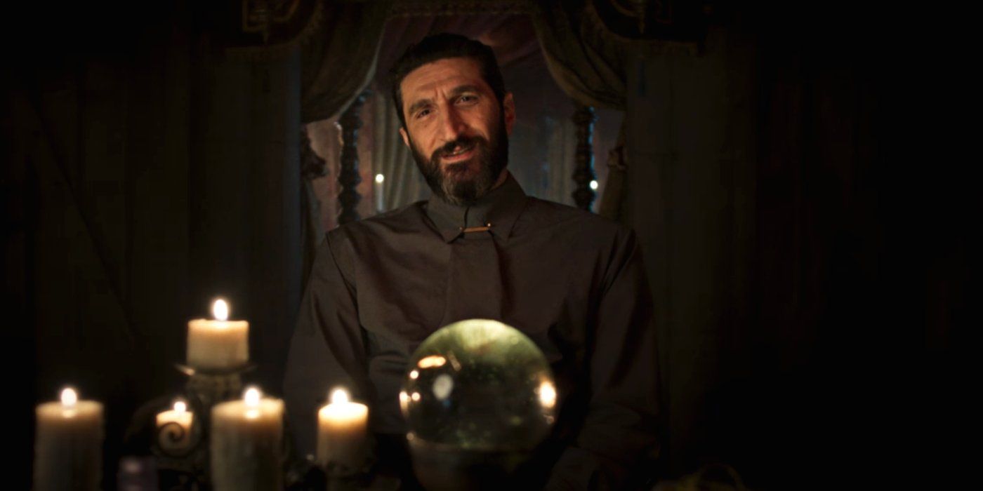 Ishamael in a room with candles in Wheel of Time season 2