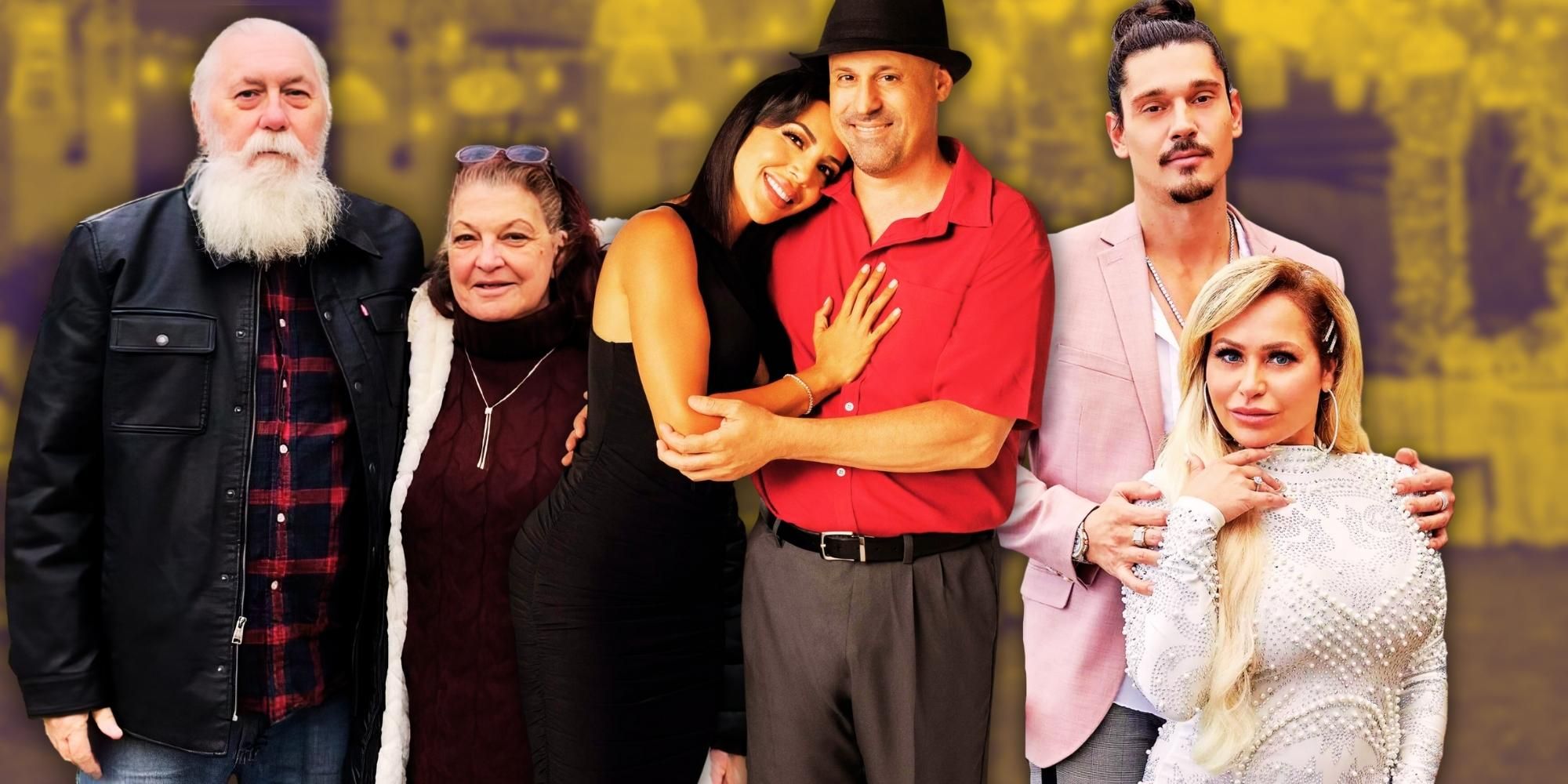 Montage of 90 Day Fiance&rsquo;s Darcey &amp; Georgi, Jasmine &amp; Gino, and Debbie &amp; Tony