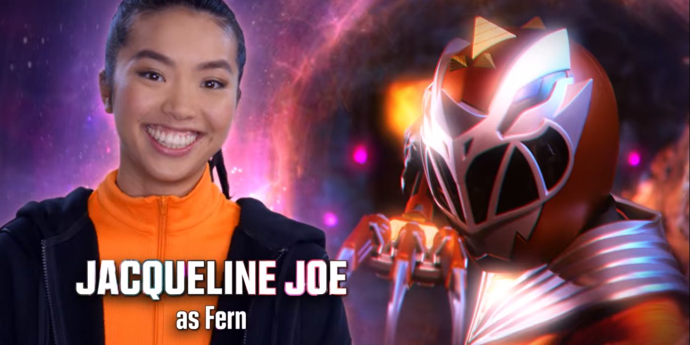Fern de Jacqueline Joe como Orange Ranger de Power Rangers Cosmic Fury
