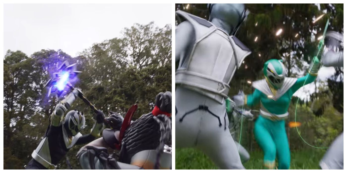 Javi e Izzy em Power Rangers Fúria Cósmica