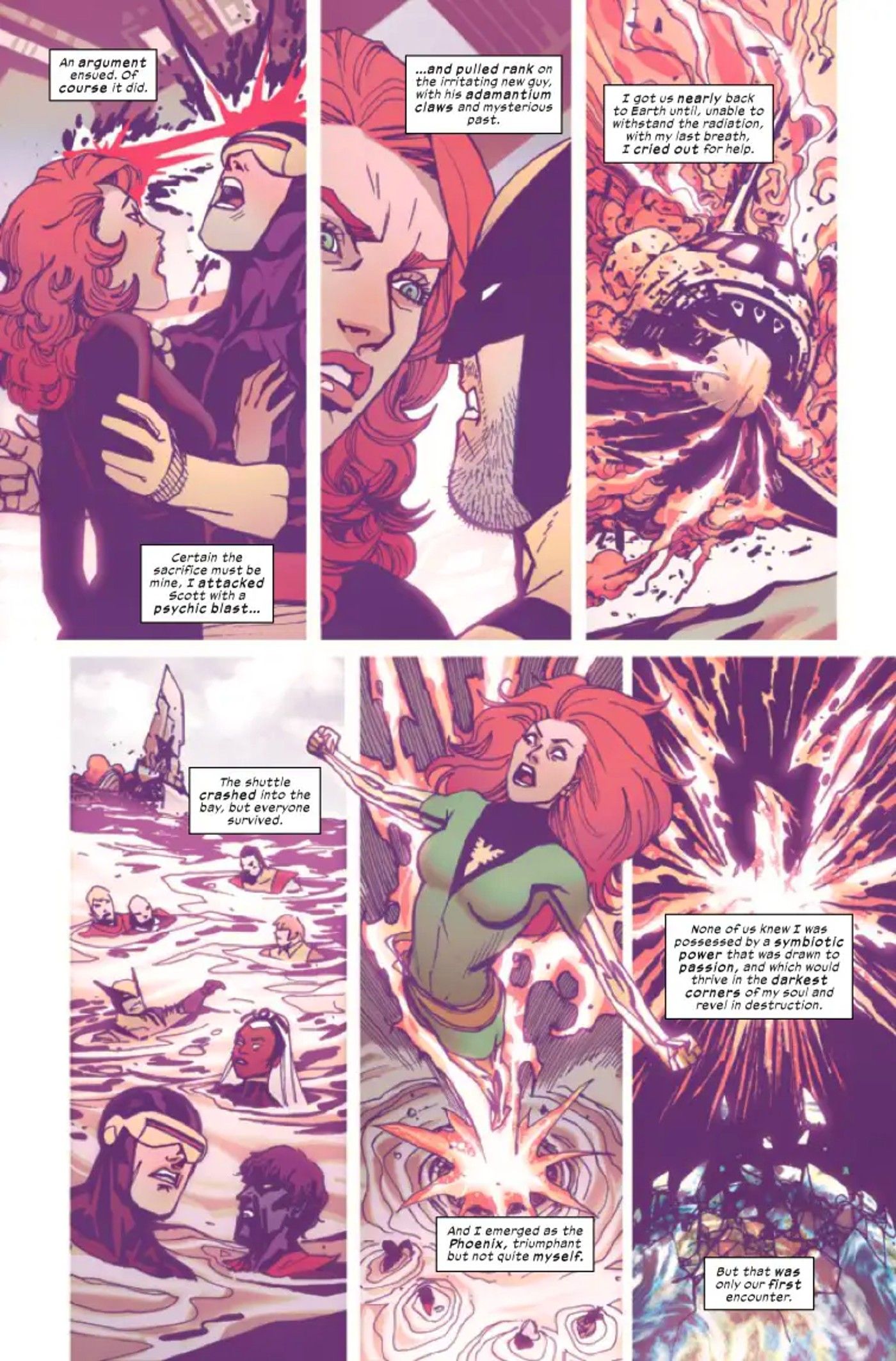jean grey 2 preview x-men wolverine page 2