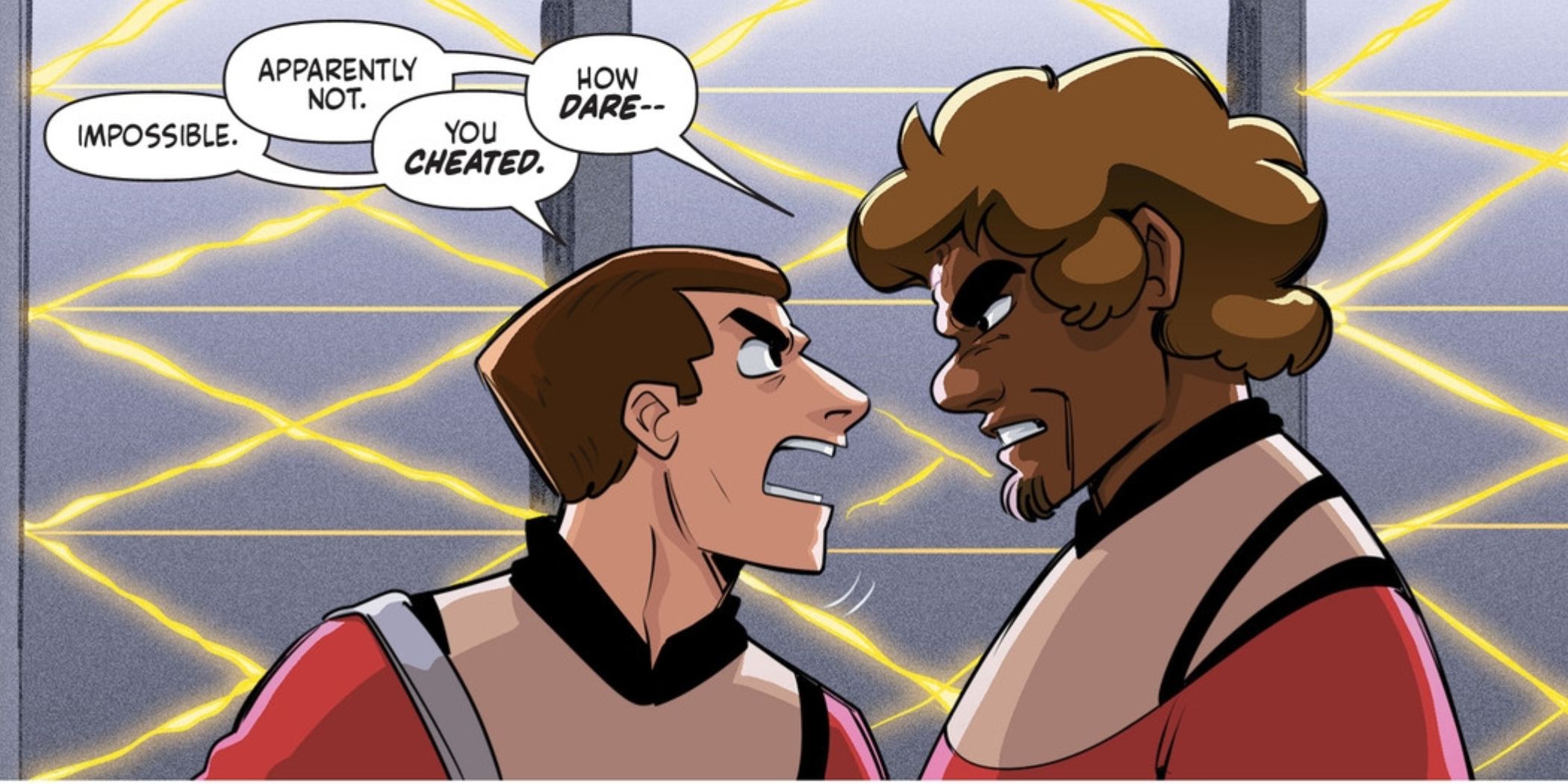 Jean-Luc Picard confronts Reshan Dar