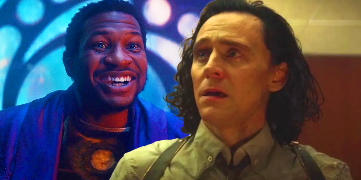 Jonathan Majors and Tom Hiddleston as He Who Remains and Loki in MCU's Phase 4