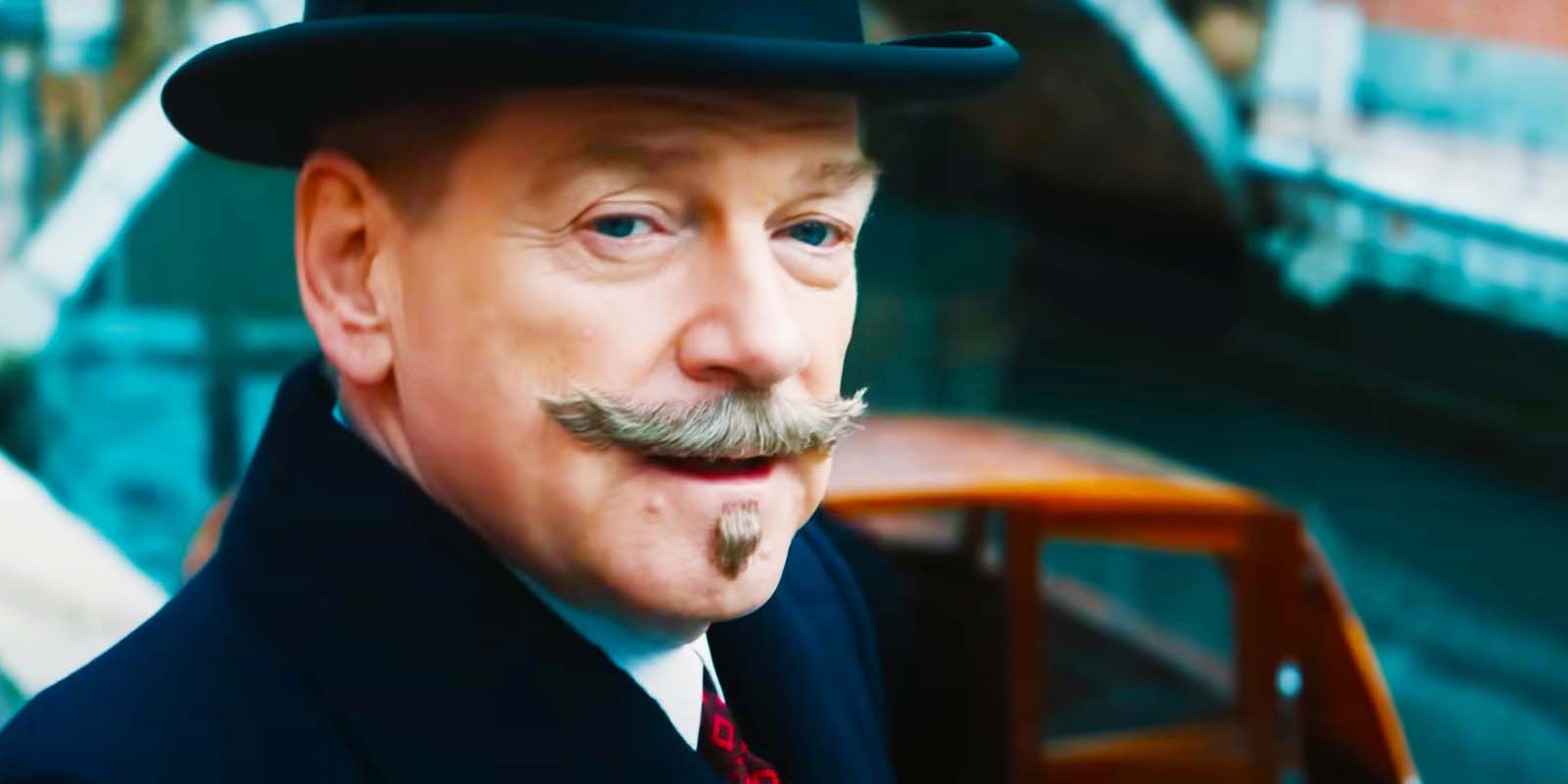 Kenneth Branagh as Poirot in A Haunting in Venice