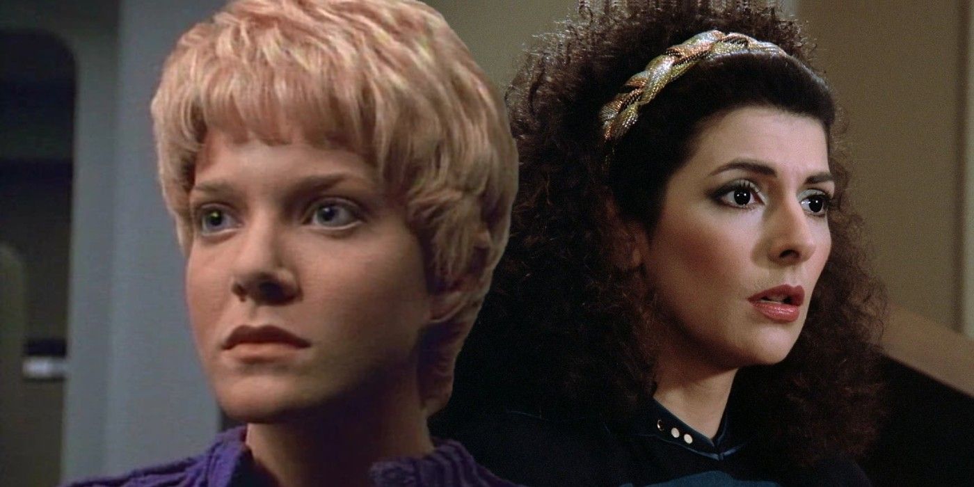 Kes and Troi from Star Trek: Voyager and TNG.