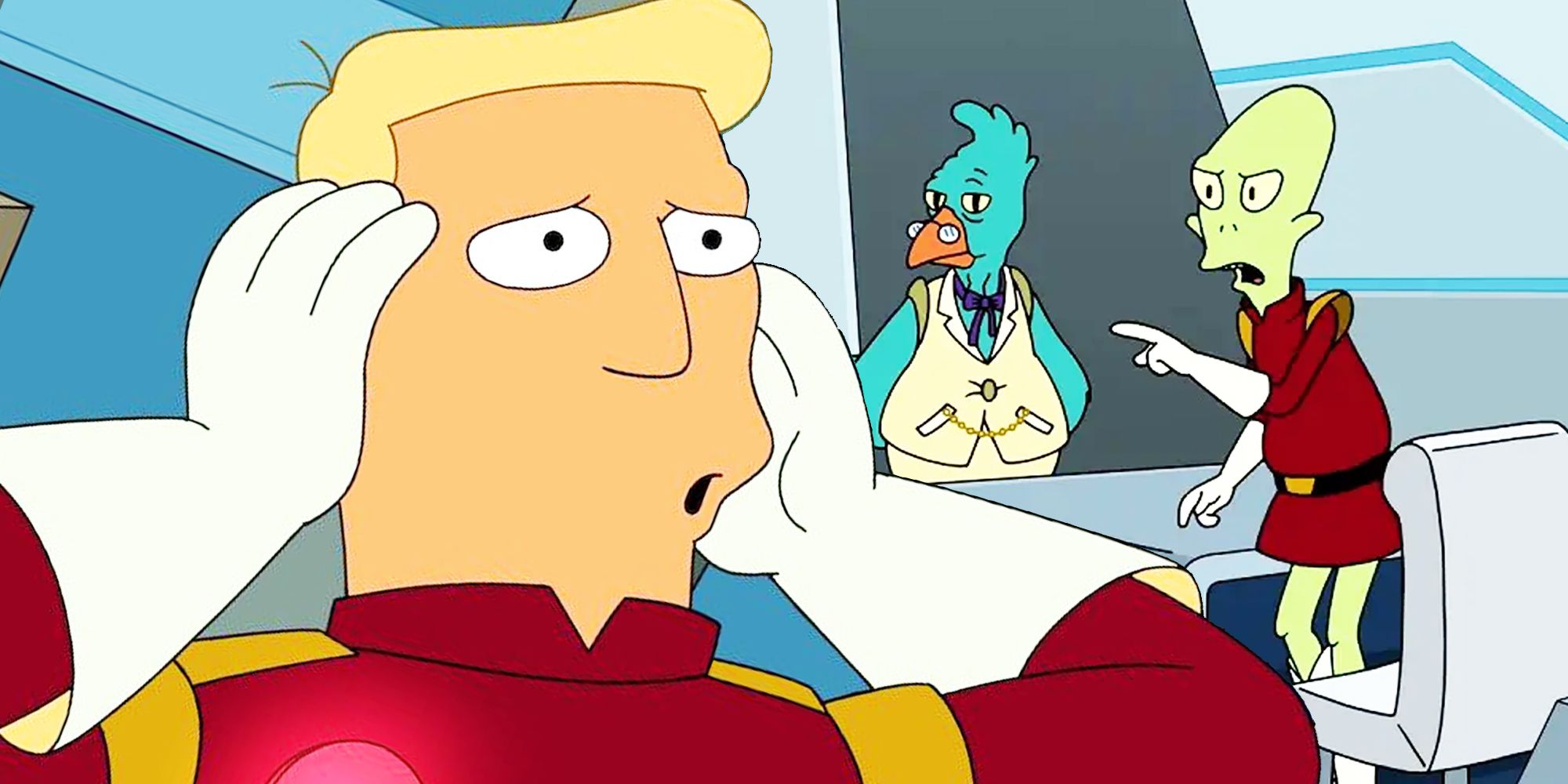 Kif and Zapp in Futurama’s Zapp Gets Cancelled