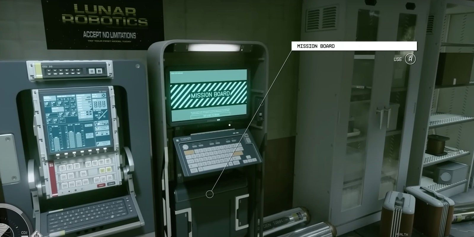 Kiosk of Mission Board in Starfield