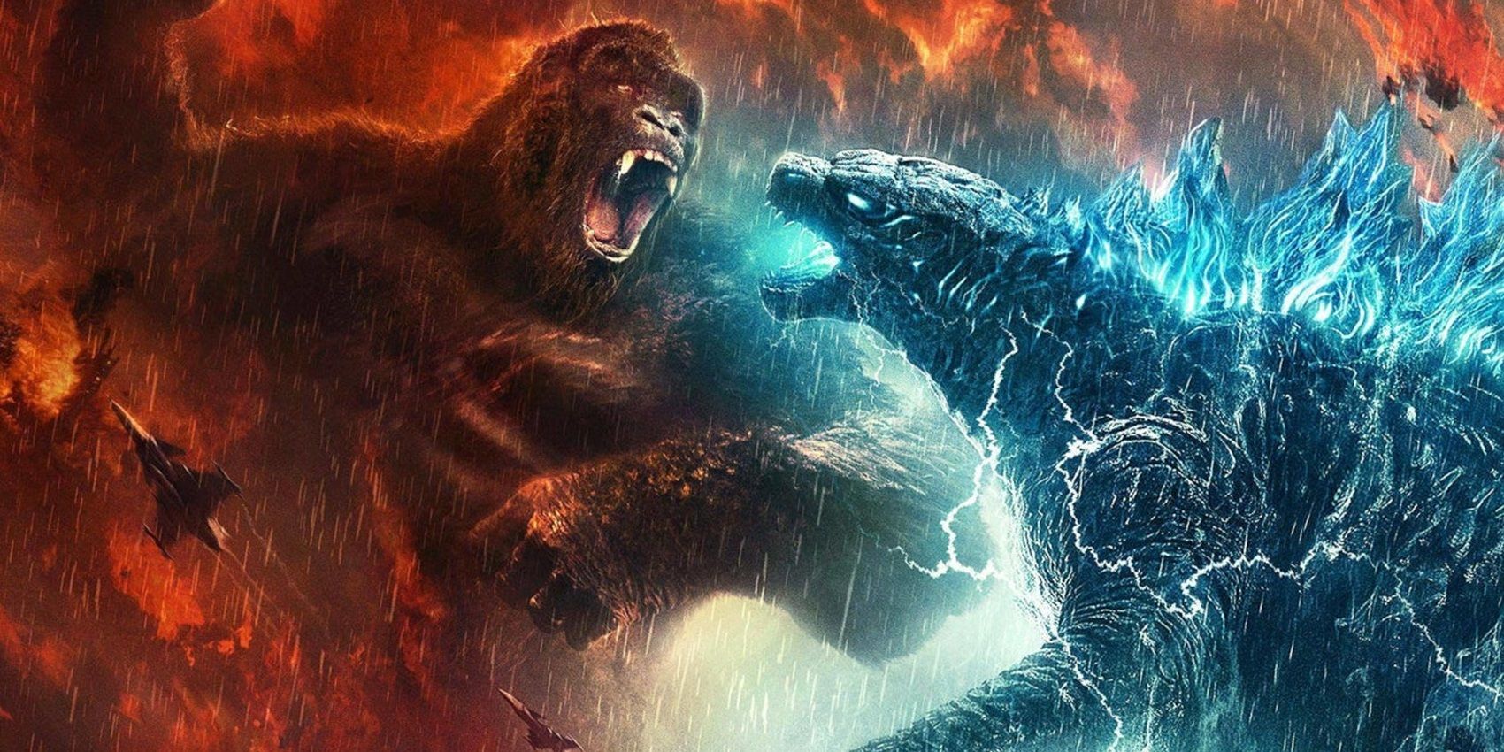 Kong takes a swing at Godzilla in Godzilla vs Kong