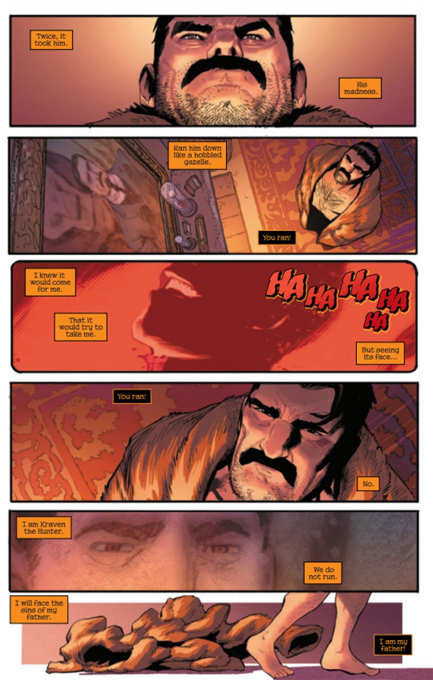 Kraven vs Spidey in Amazing Spider-Man #33-2