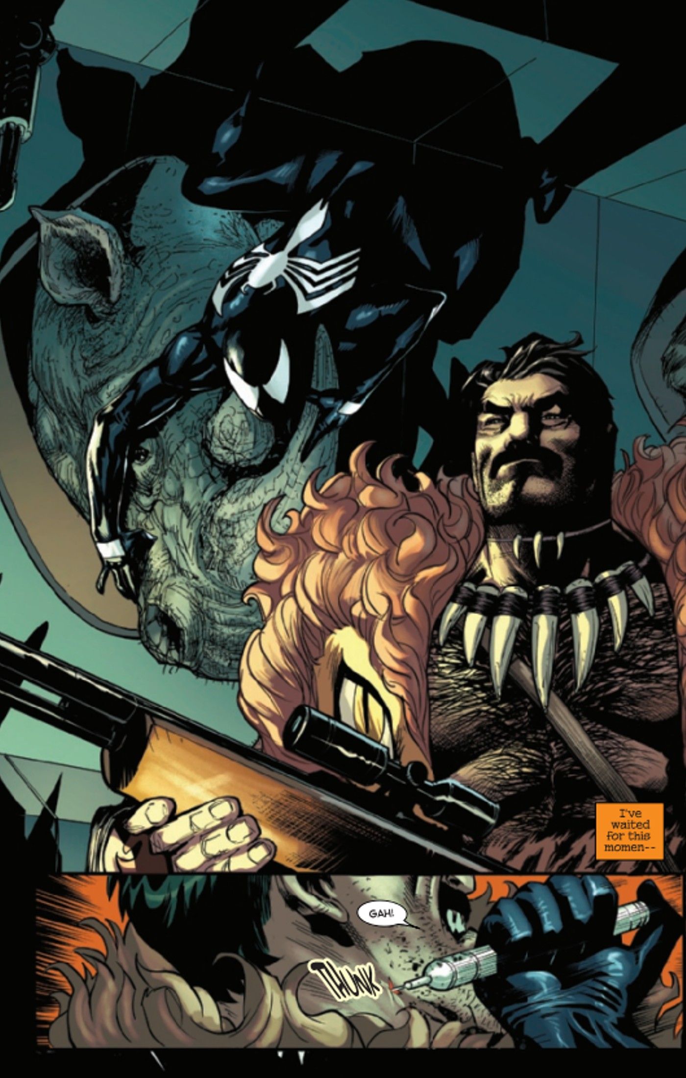 Kraven vs Spidey in Amazing Spider-Man #33-4