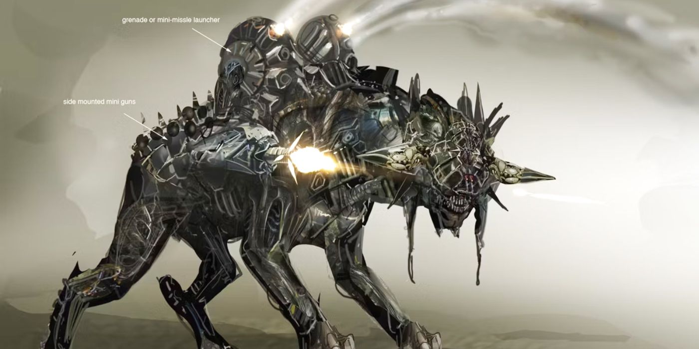 Kryptonian War Dog Man of Steel Concept Art