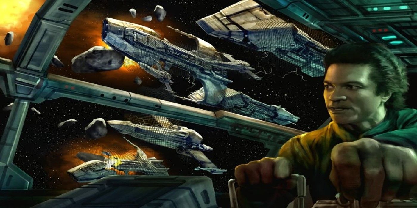 Lando Calrissian at the Battle of Taanab in Star Wars Legends.