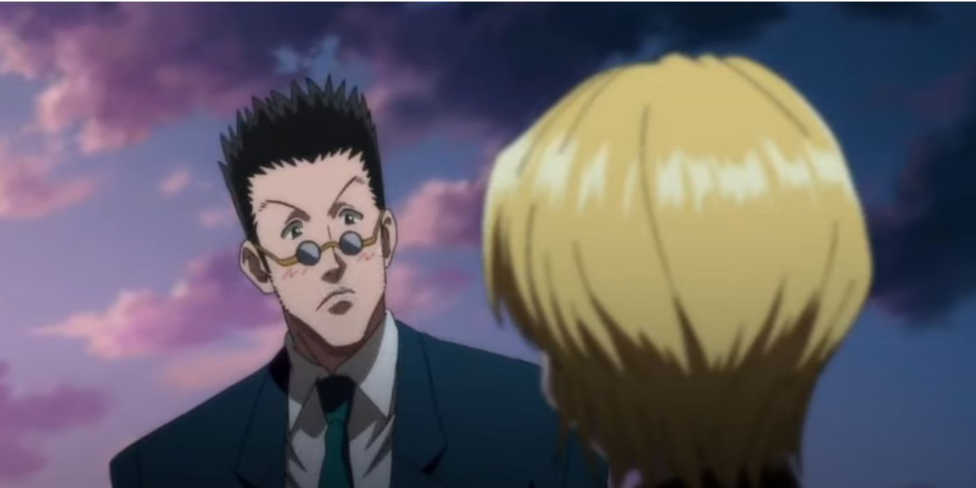 Leorio-from-Hunter-x-Hunter-The-Last-Mission-looking-embarrassed