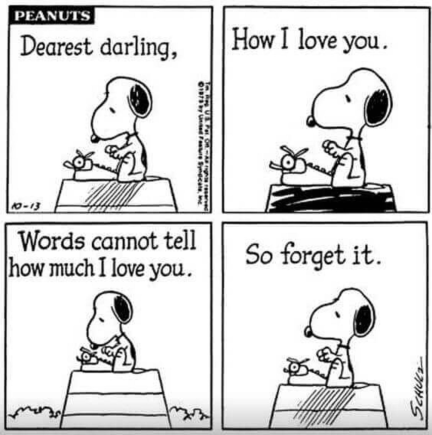 Snoopy’s Love Letter