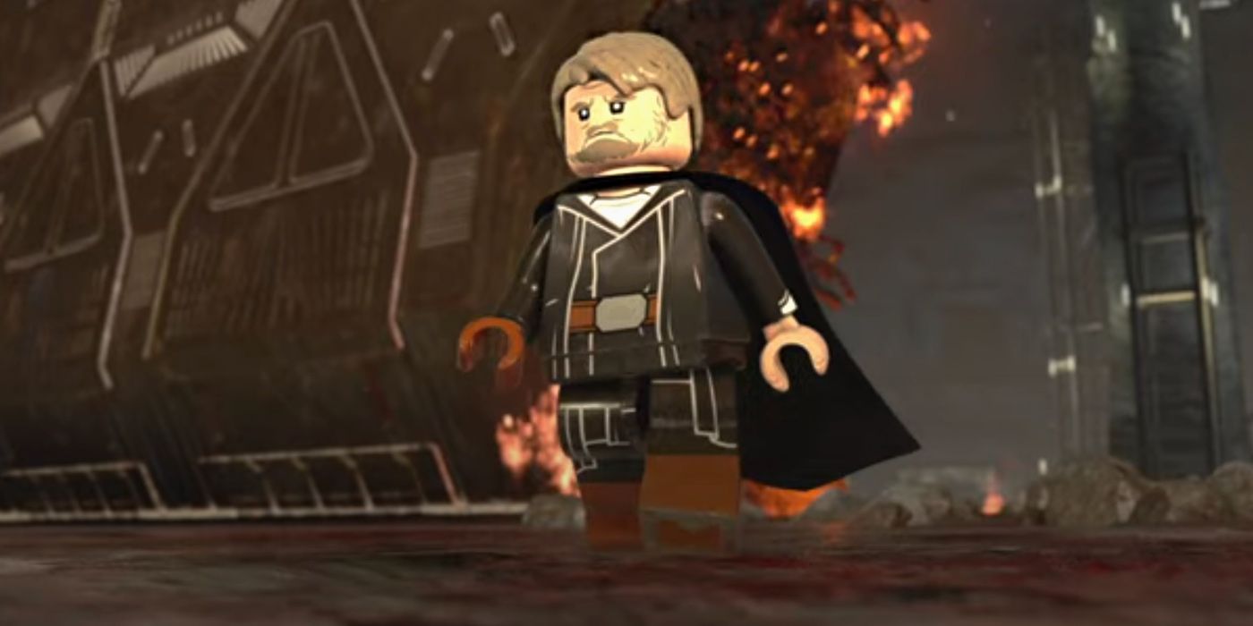 Luke Skywalker Crait LEGO Star Wars