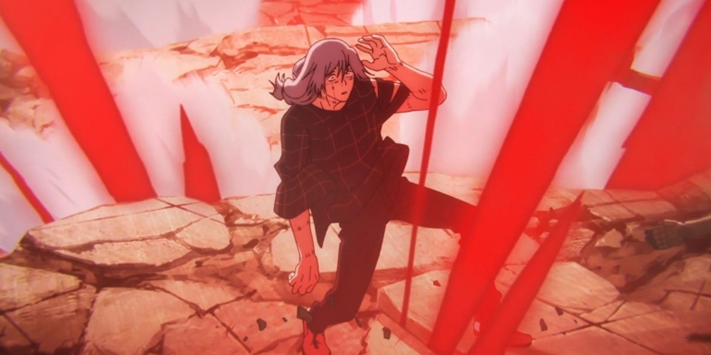Mahito blasted by Mechamaru in Jujutsu kaisen