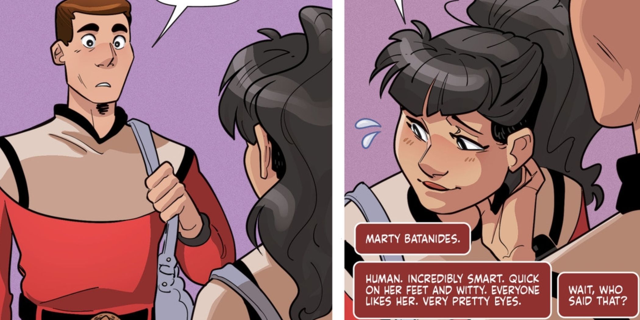 Marta Marty Batanides meets Jean-Luc Picard