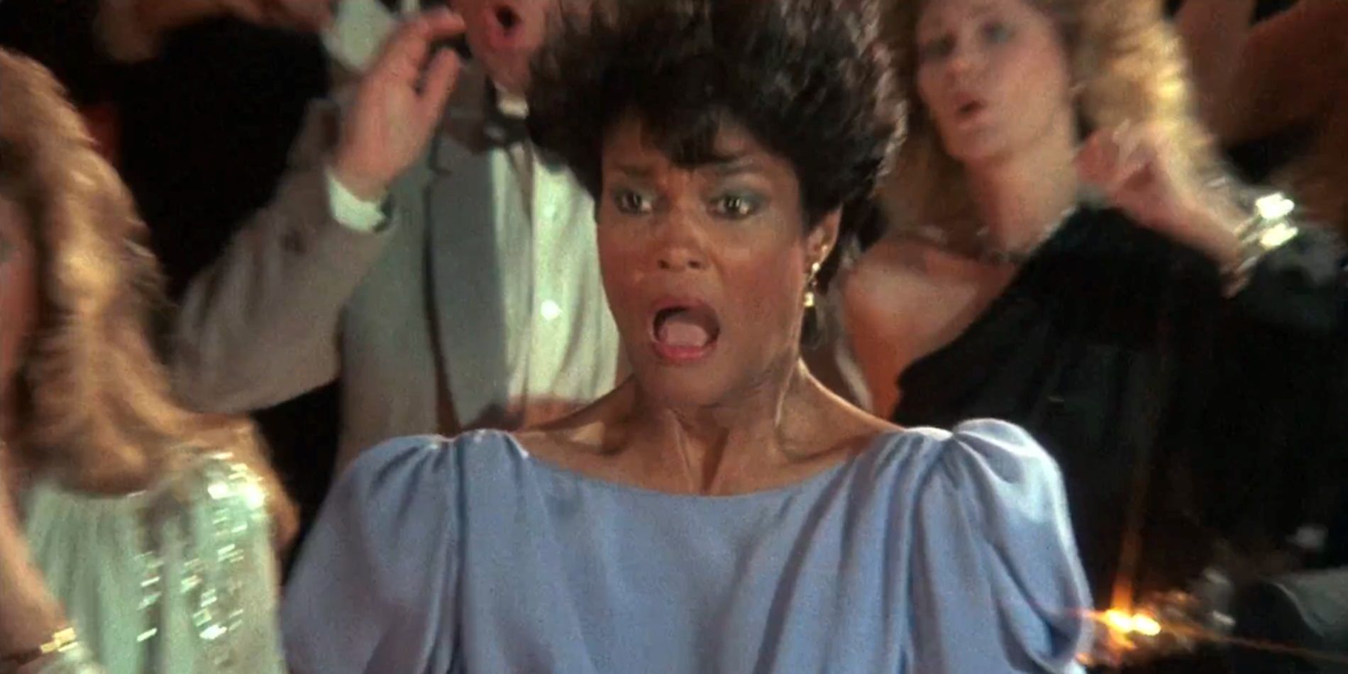Mary Anne looking shocked in Rocky IV