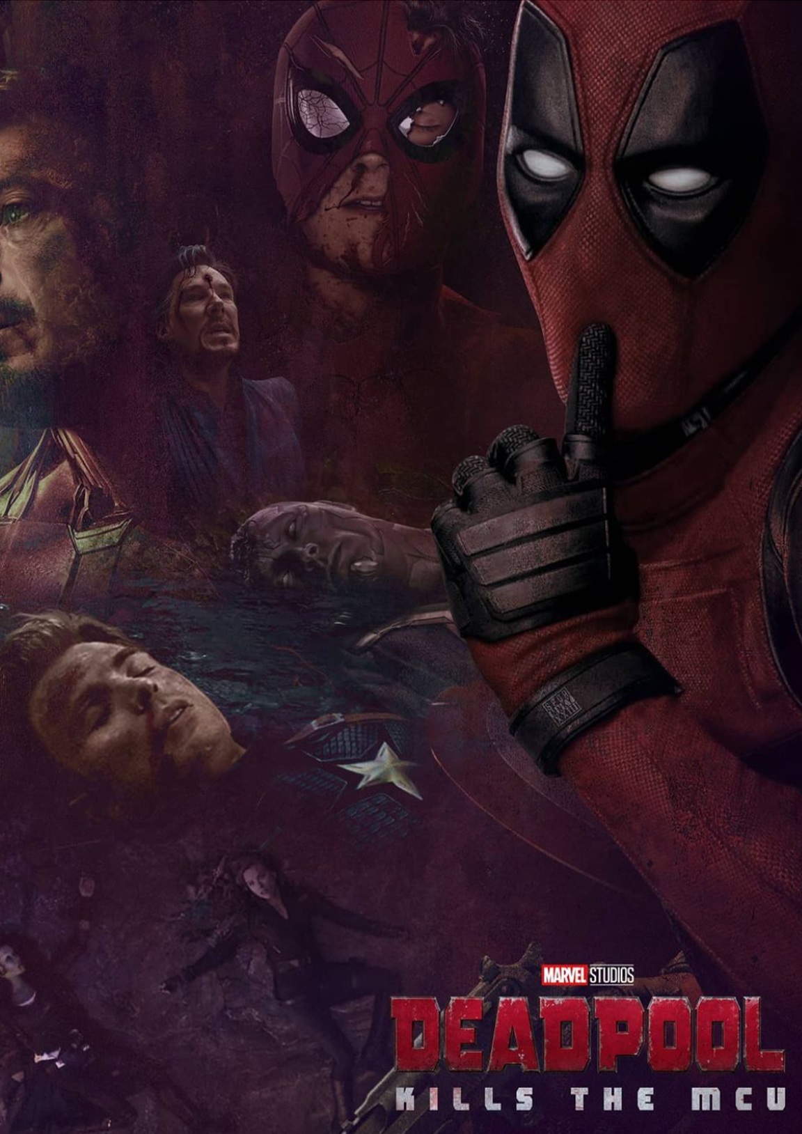 MCU fan poster for Deadpool Kills The MCU