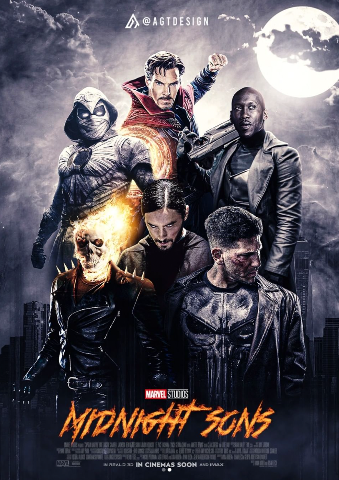 MCU fan poster for Midnight Sons