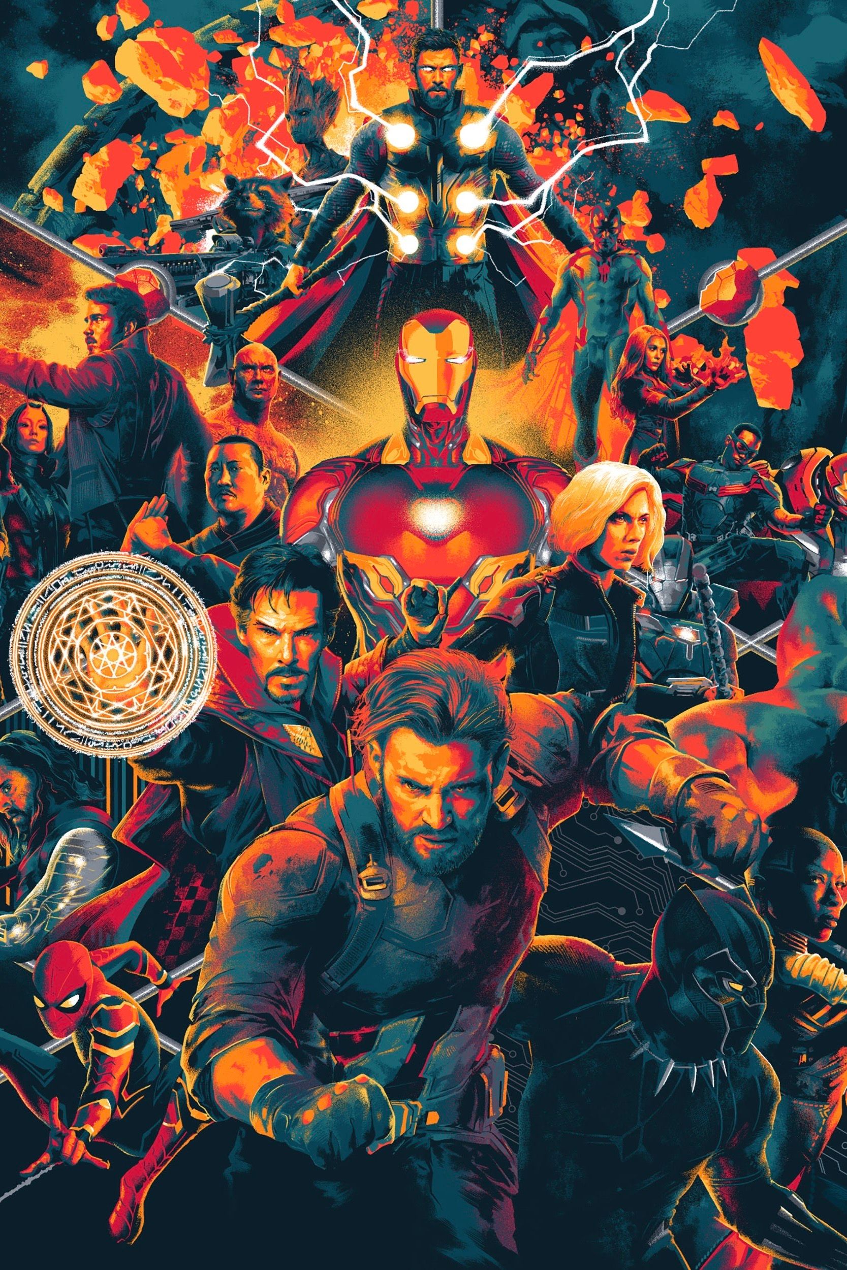 Póster de la franquicia MCU