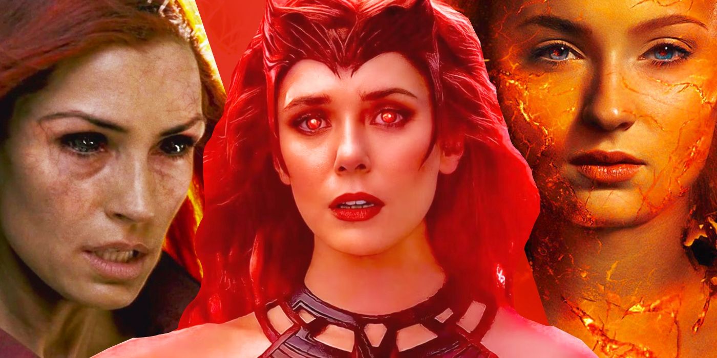 MCU Scarlet Witch and X-Men Dark Phoenix Image