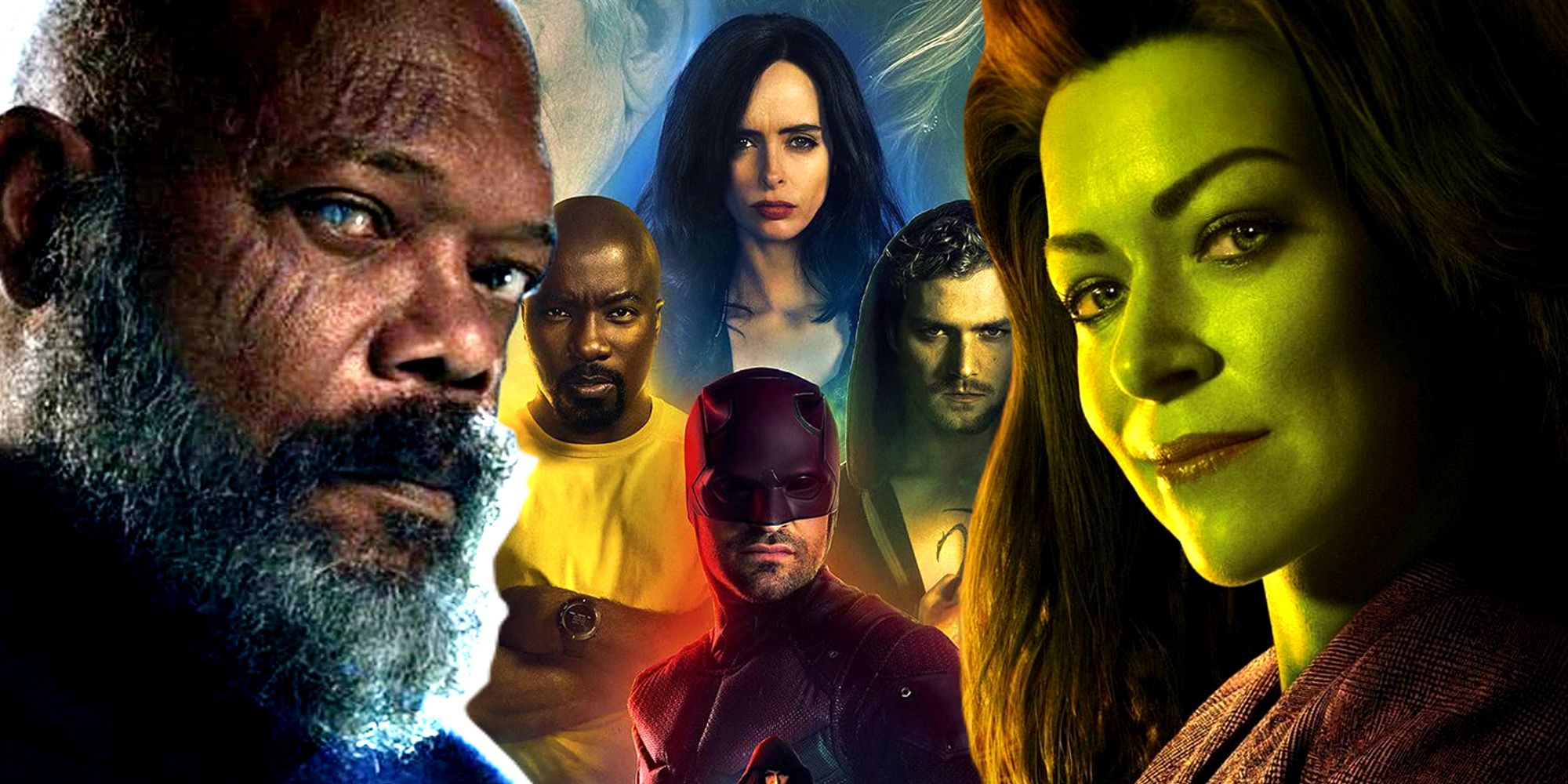 MCU Shows She-Hulk and Secret Invasion vs Marvel's Netflix Defenders