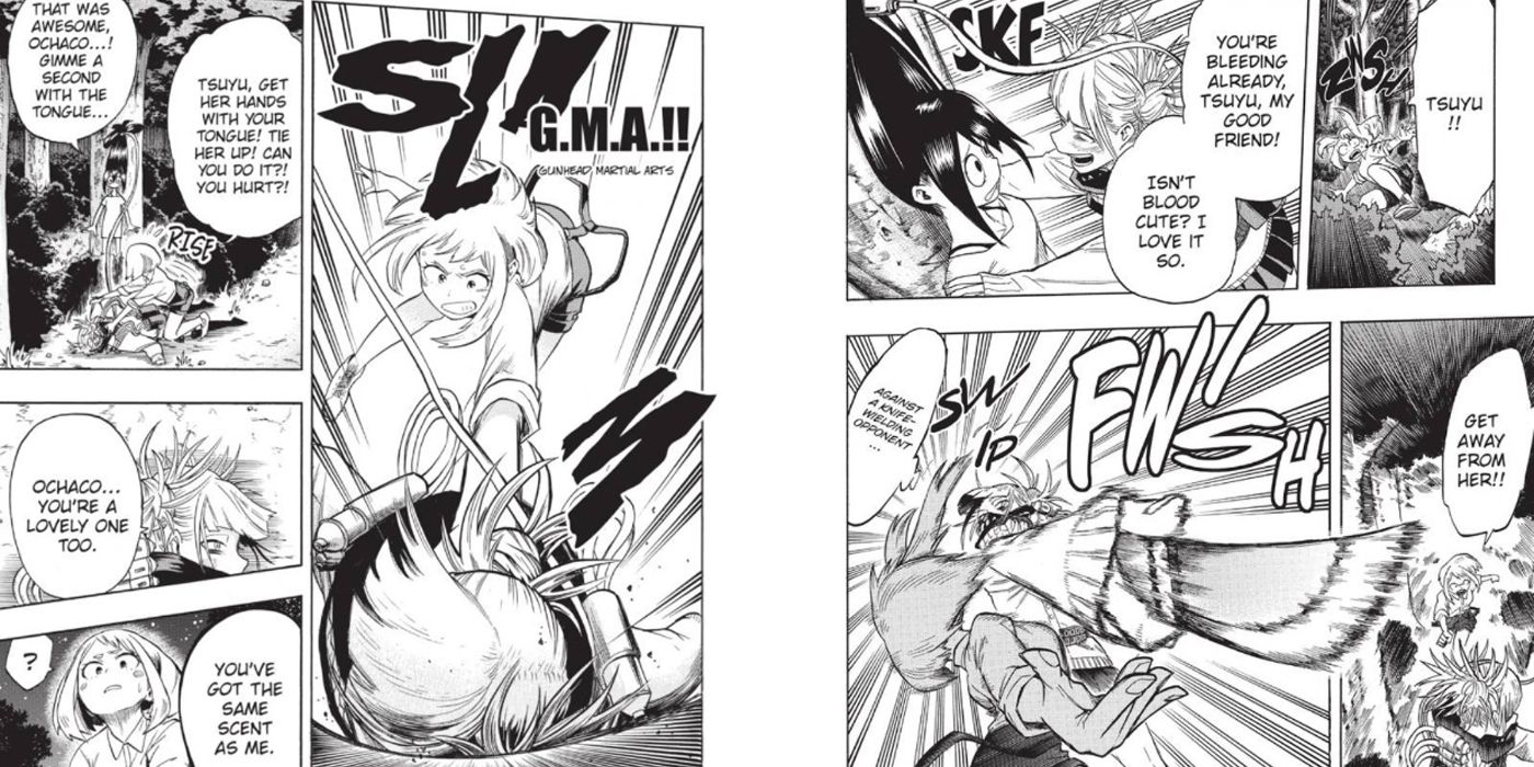 My Hero Academia: Ochaco uses Gunhead Martial Arts on Toga.