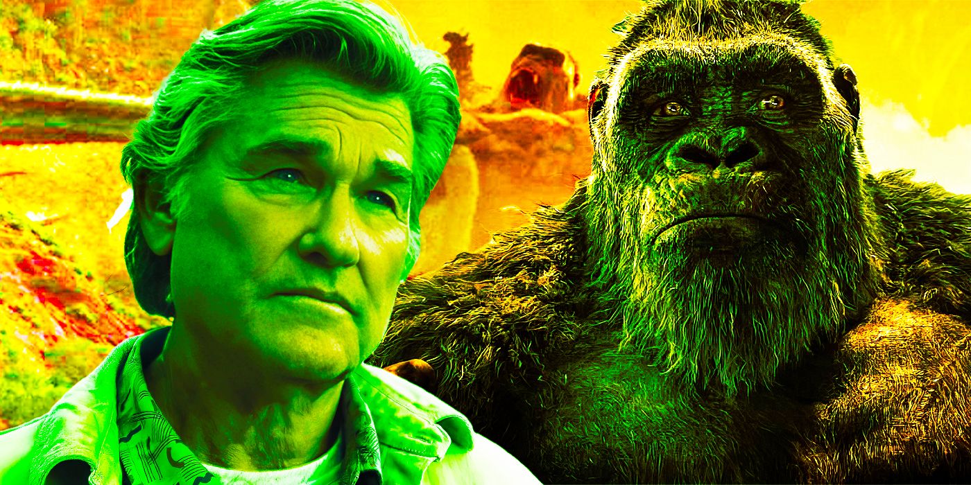 Kurt Russell's character in Legacy of Monsters and Kong in Skull Island