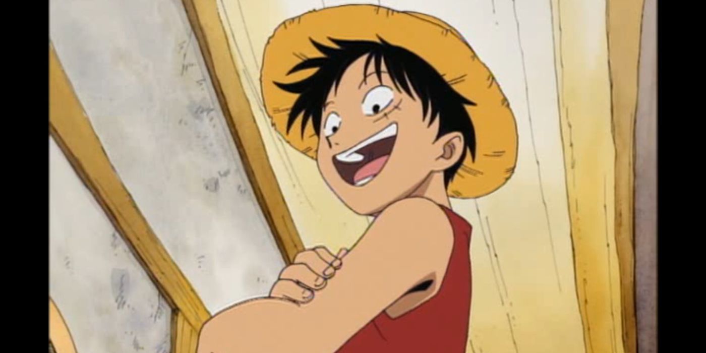 Monkey-D.-Luffy-with-his-arms-crossed-smiling-in-One-Piece-episode-1