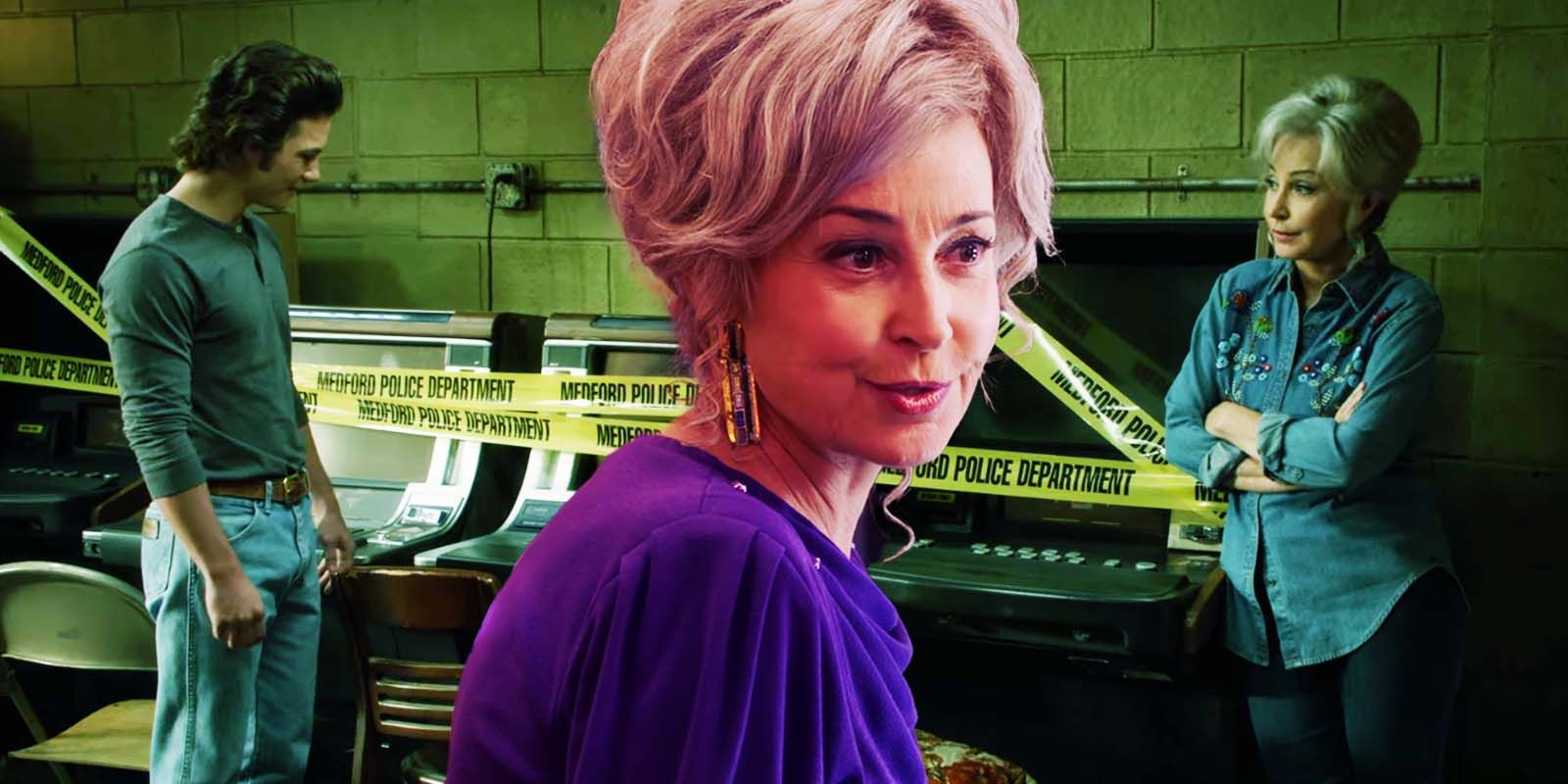 Montana Jordan as Georgie and Annie Potts as Connie in Young Sheldon