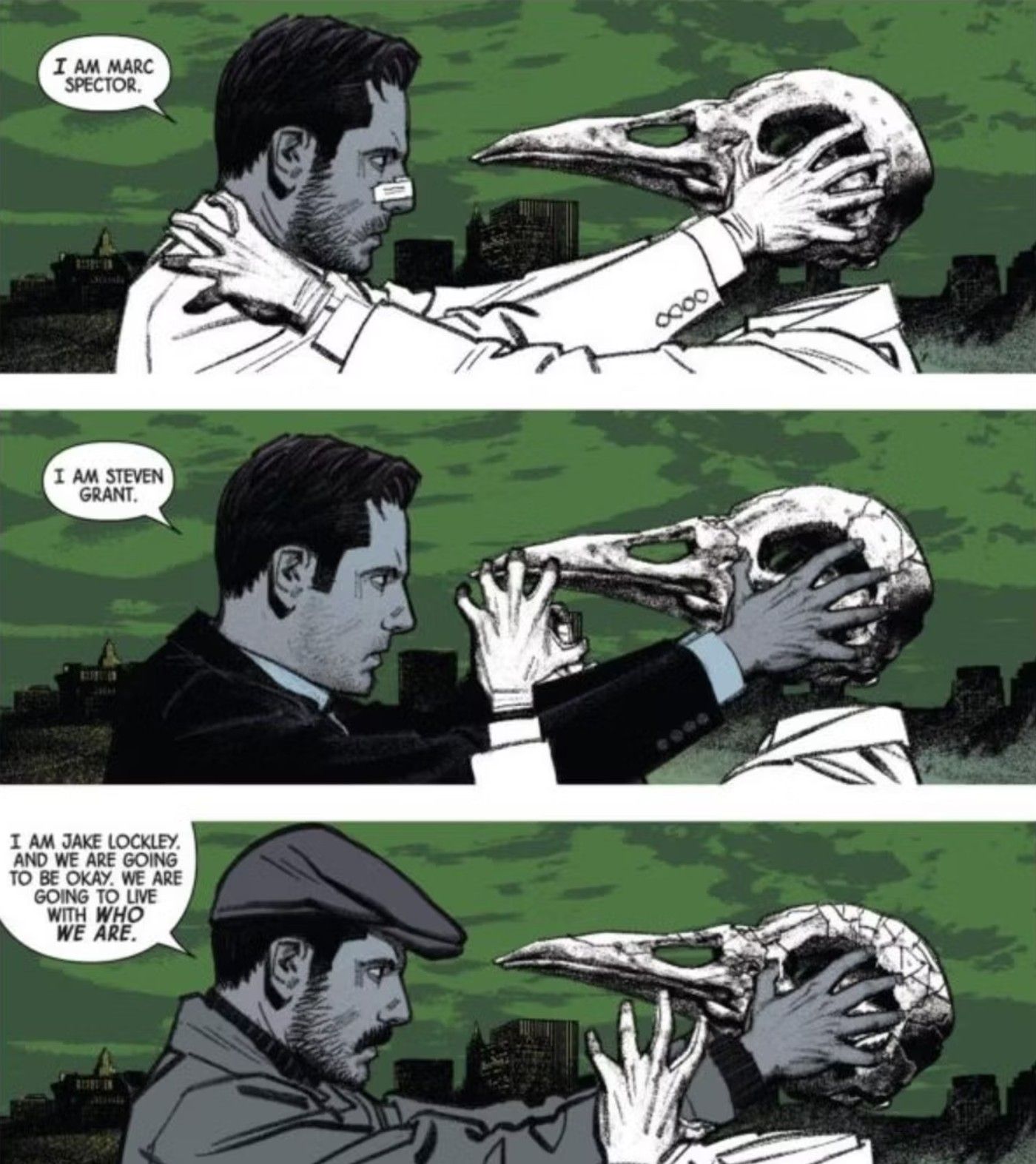 Moon Knight Three Different Personalities