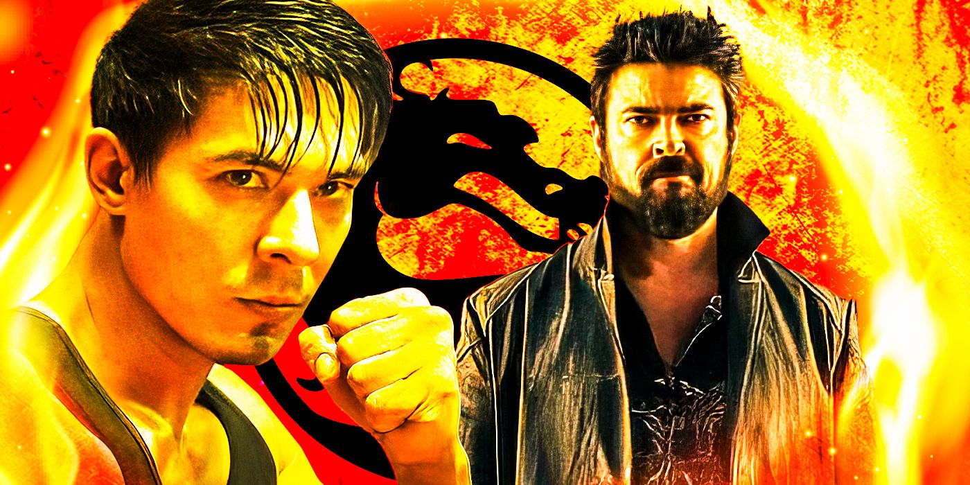 Johnny Cage's actor Karl Urban and Cole Young in Mortal Kombat 2021