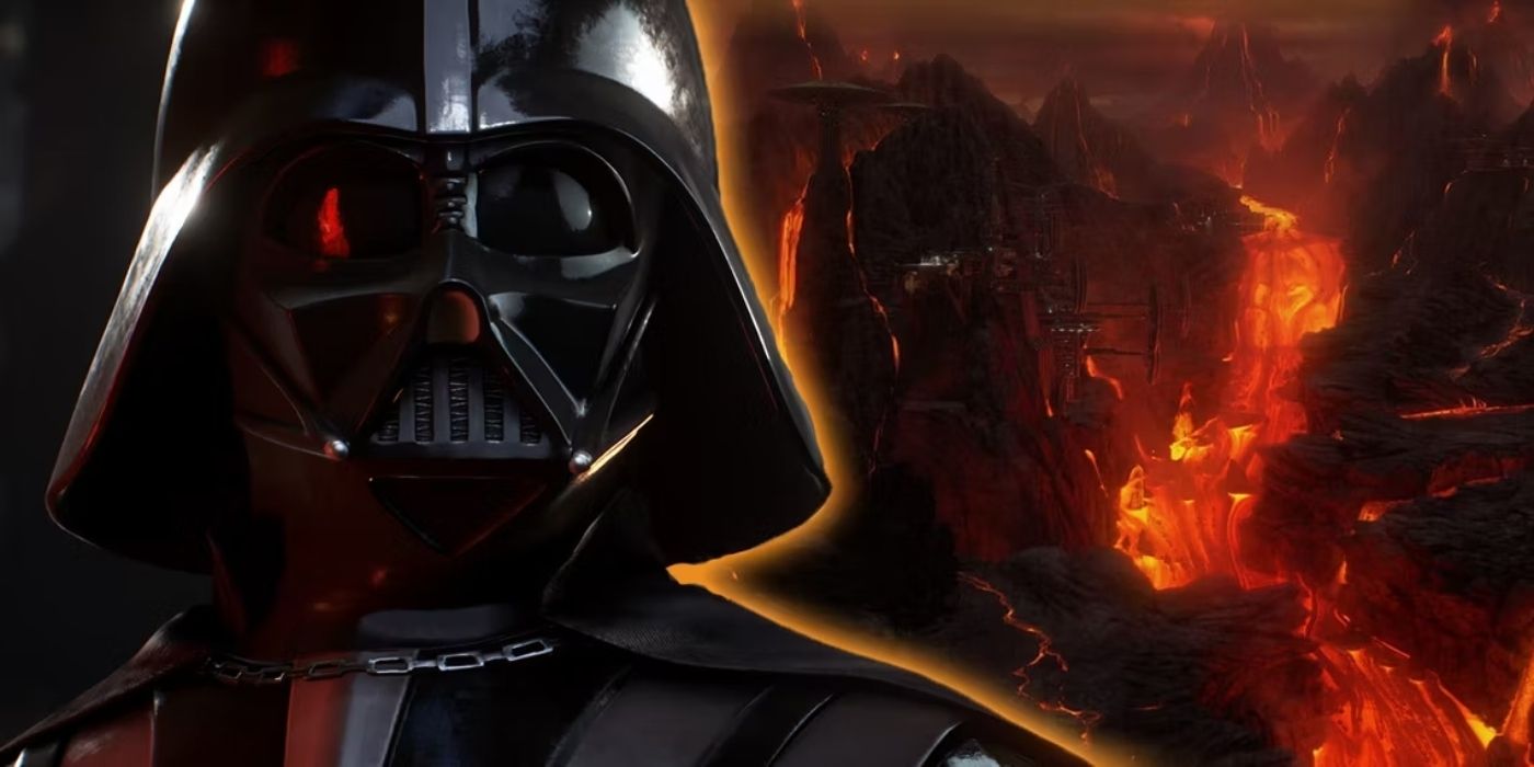 Darth Vader on Mustafar.