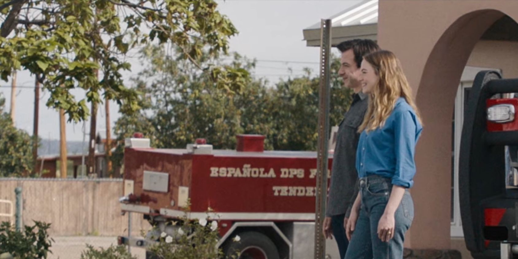 Nathan Fielder and Emma Stone in The Curse