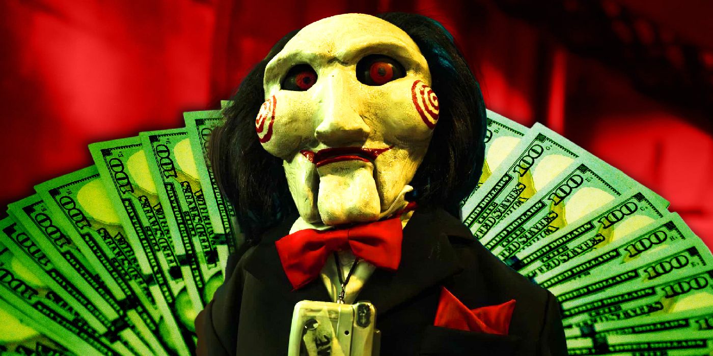 El títere Jigsaw de Saw X y los billetes de un dólar