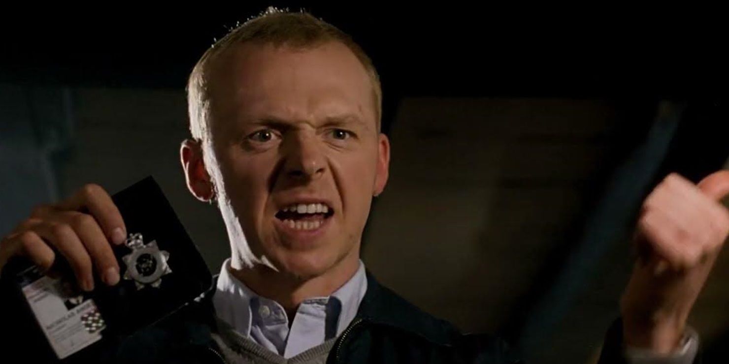 Nicholas ejects underage kids from a pub in Hot Fuzz