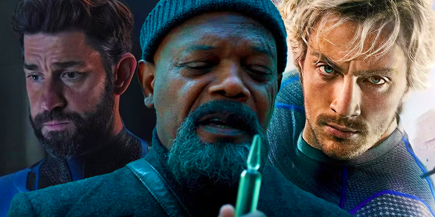 Nick Fury, Reed Richards, and Pietro Maximoff in the MCU