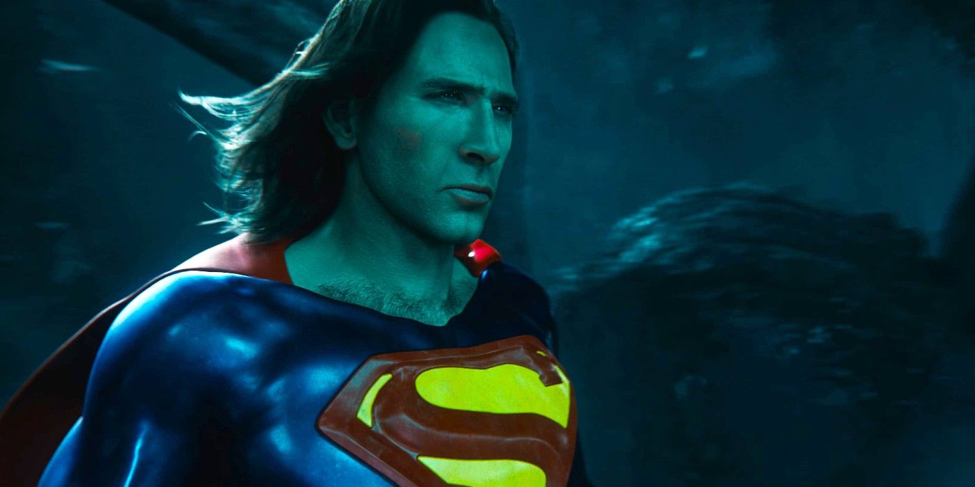 Nicolas Cage as Superman in The Flash